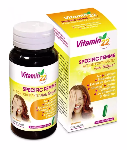 vitamin 22 pentru femei, cutie de 60 capsule